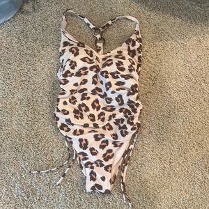 Cheetah print one peice